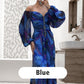 🎉🛍️Mother's Day 50% OFF💃Women's Mixed Colors Strapless Pleated Front Split Dress