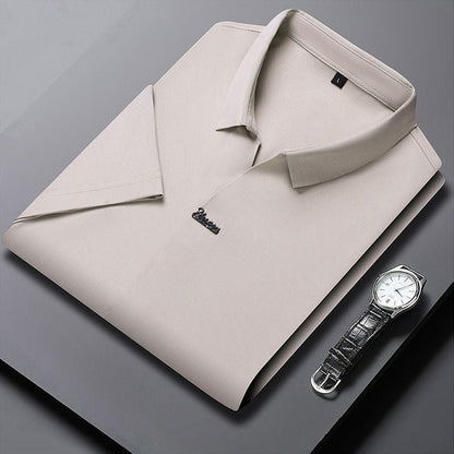 🎁Hot Sale 49% OFF⏳Men’s Casual Lapel Breathable Wrinkle-free T-shirt