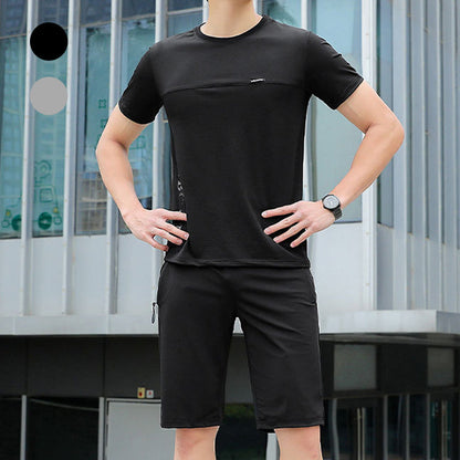 🎁Hot Sale 50% OFF👕Men's Fashion Quick-Dry Breathable Two Piece Set🩳