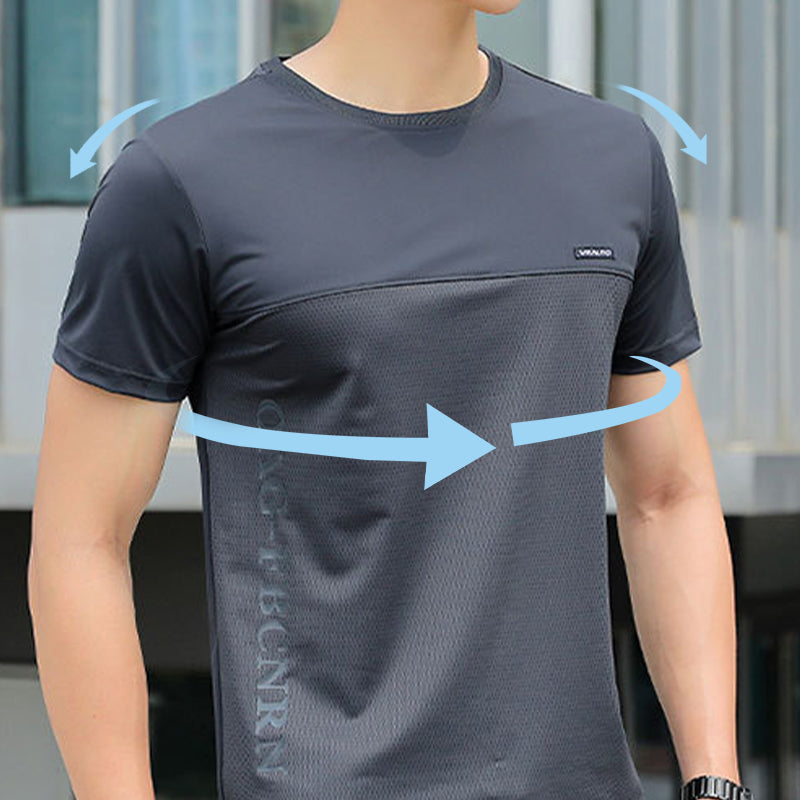 🎁Hot Sale 50% OFF👕Men's Fashion Quick-Dry Breathable Two Piece Set🩳