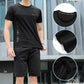 🎁Hot Sale 50% OFF👕Men's Fashion Quick-Dry Breathable Two Piece Set🩳