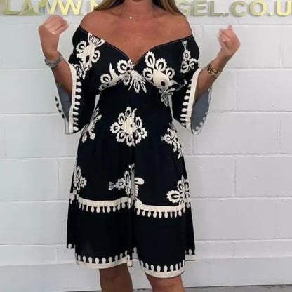 ⏰🔥Limited time discount🔥half price👗Women's printed dress