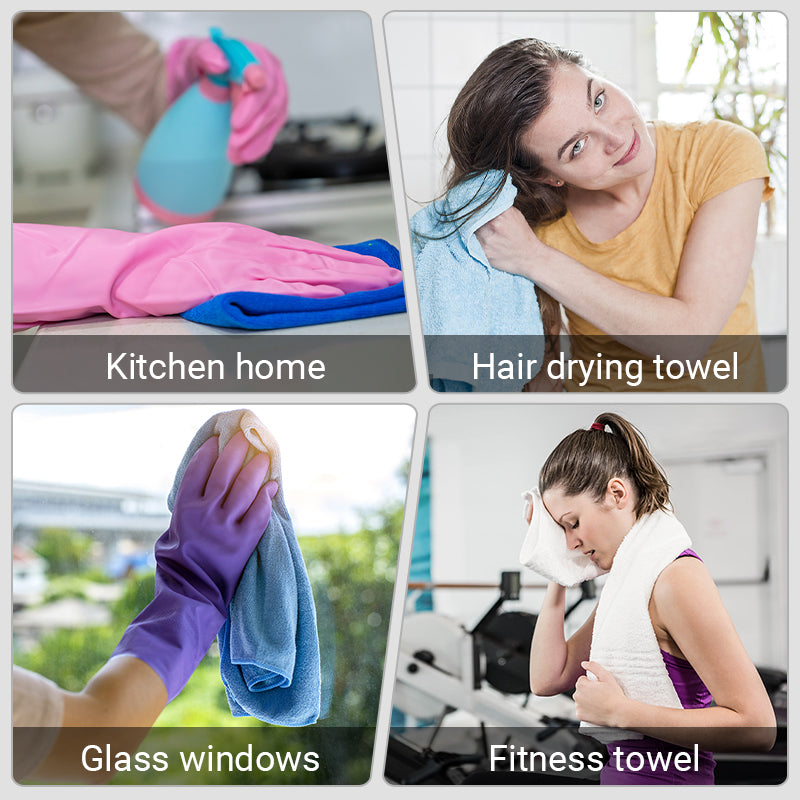 Thickened Absorbent Microfiber Cleaning Towel for Car