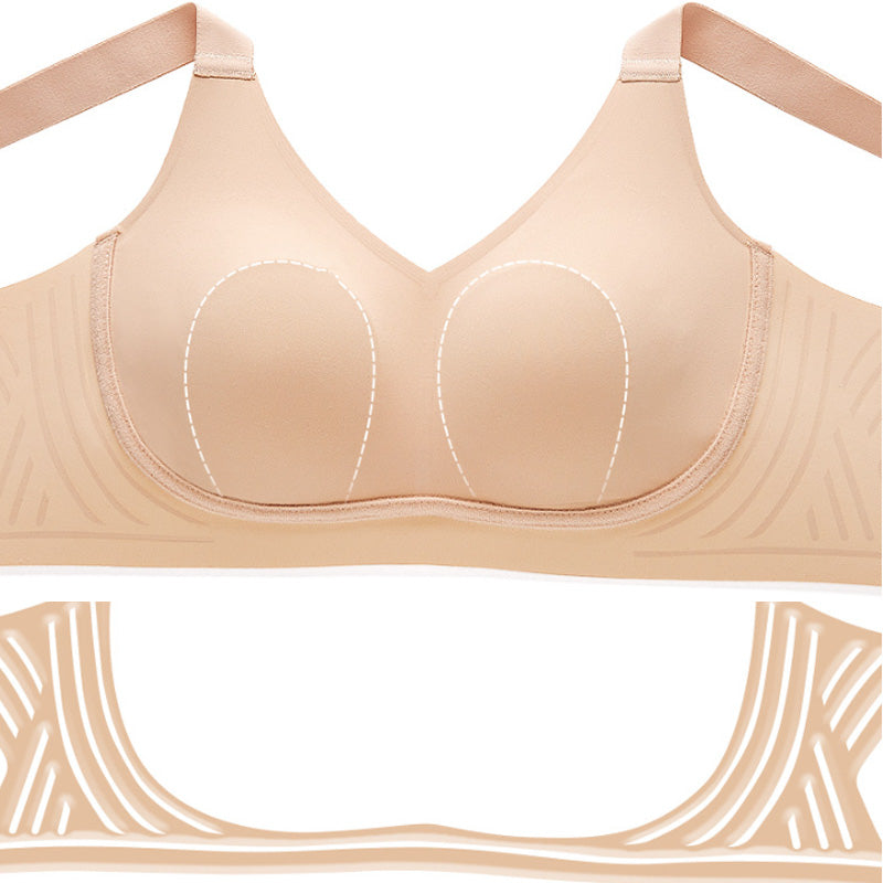 Wire-Free Non-Marking Skin-Friendly Push-Up Bra