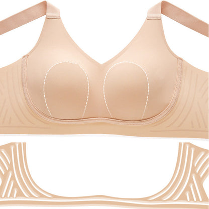 Wire-Free Non-Marking Skin-Friendly Push-Up Bra