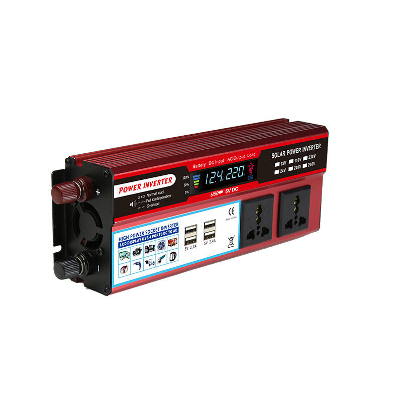 📢📢50% OFF !! ⏰Portable 2000W Power Inverter Car Charger Adapter DC to AC