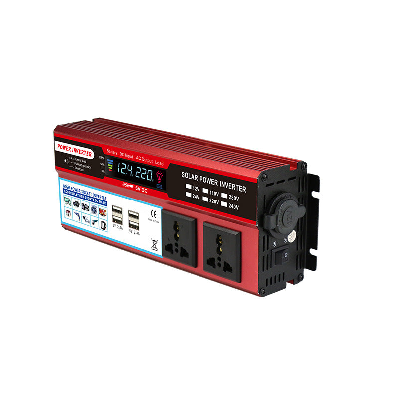 📢📢50% OFF !! ⏰Portable 2000W Power Inverter Car Charger Adapter DC to AC
