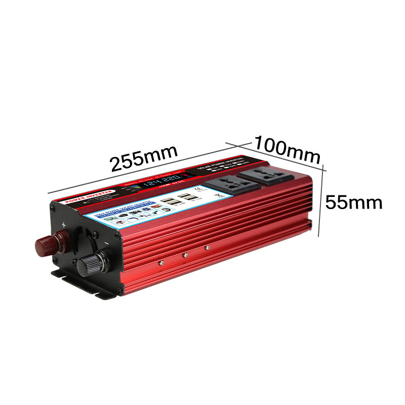 📢📢50% OFF !! ⏰Portable 2000W Power Inverter Car Charger Adapter DC to AC