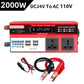 📢📢50% OFF !! ⏰Portable 2000W Power Inverter Car Charger Adapter DC to AC