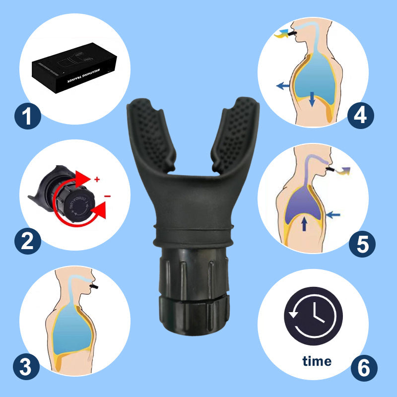 🔥Portable Adjustable Breathing Exerciser