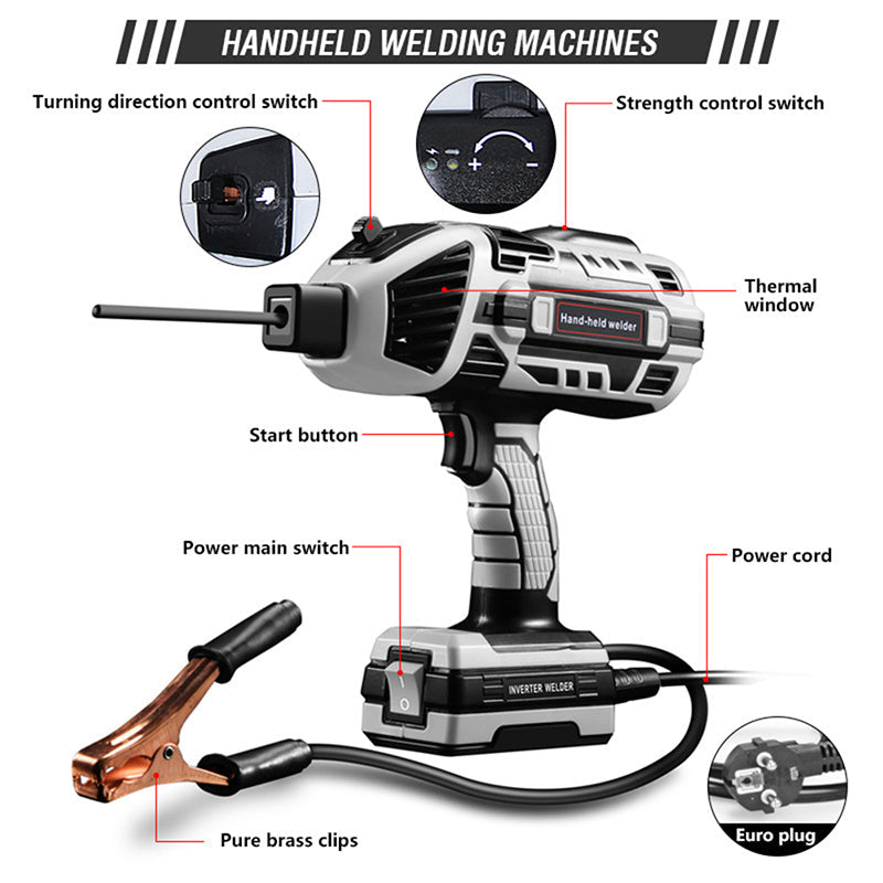 🌟 Small inverter welder, technology makes welding easier!