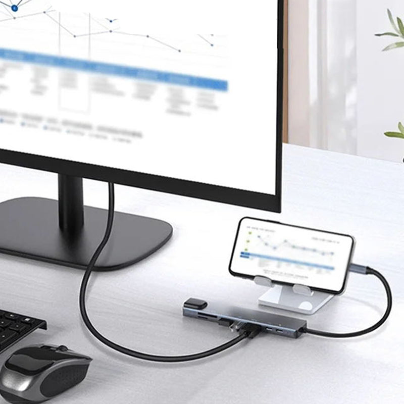 Eight-In-One Multi-Interface Docking Station Converter