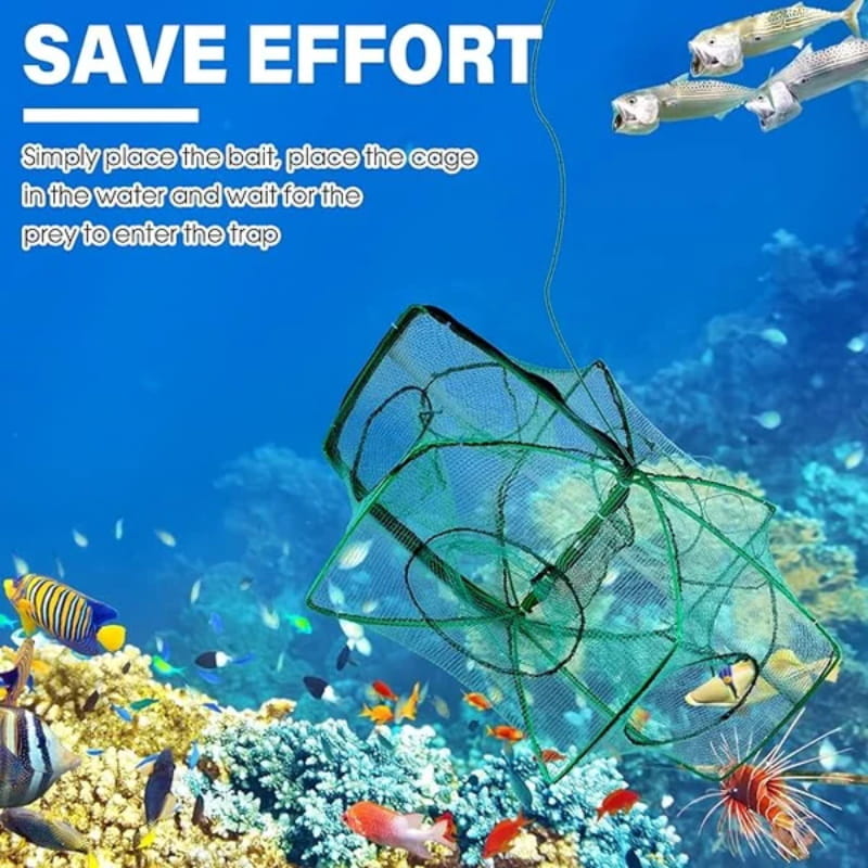 🔥Hot Sale 50% OFF🔥Auto-Foldable Strengthened Fishing Trap Net