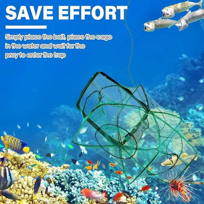 🔥Hot Sale 50% OFF🔥Auto-Foldable Strengthened Fishing Trap Net