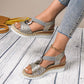 2024 New Design👡Women's Fashion Open-toe Wedge Sandals with Elastic Strap