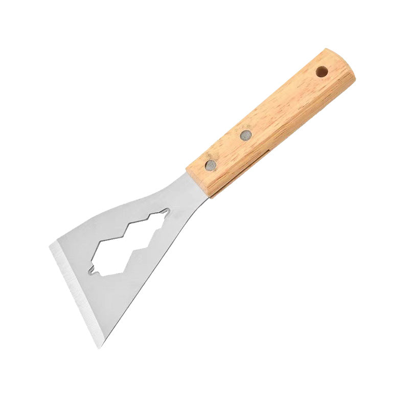 Multifunction Putty Knife with Wooden Handle