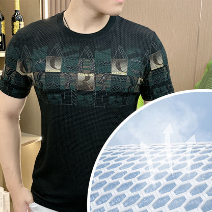 Bedrucktes Herren-T-Shirt für den Sommer