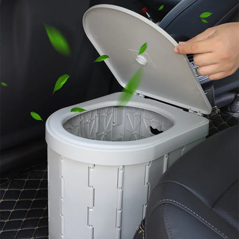 ⏳Time-Limited Special⏰Portable Outdoor Folding Toilet – 300lb Capacity, Odor-Proof, Multi-Use
