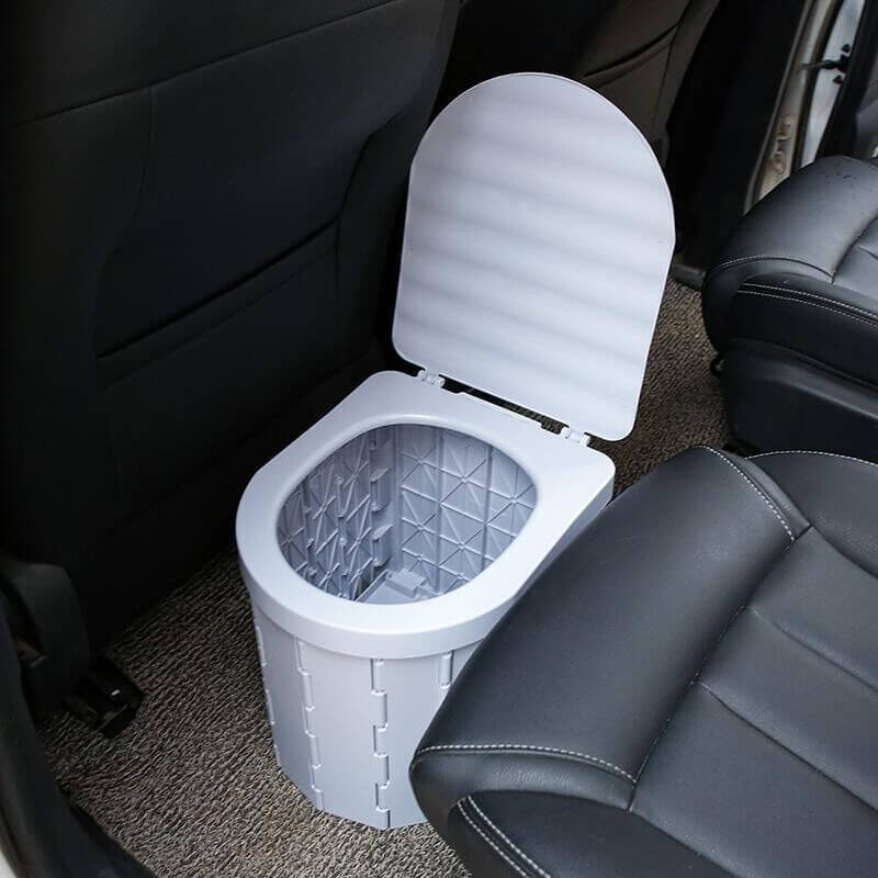⏳Time-Limited Special⏰Portable Outdoor Folding Toilet – 300lb Capacity, Odor-Proof, Multi-Use