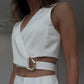 ✨New Arrivals✨Women's 2 Piece Outfits Crop Vest & Wide Leg Pants