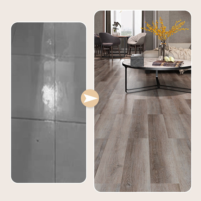 Wood Grain Peel and Stick Floor Tile - 5 PCS Set