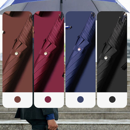 Double Golf Umbrella With Full Fiber Long Handle