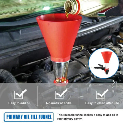 Universal Engine Oil Filling Funnel Set