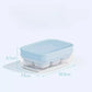 Mini ice cube tray with 6 compartments, food-safe and easy to remove