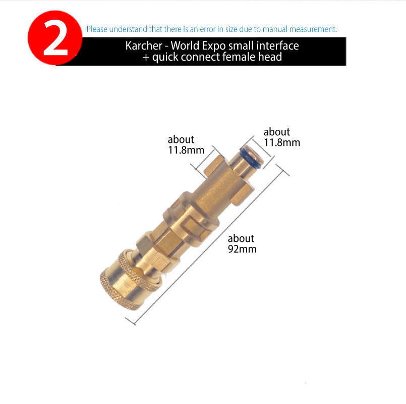 Nilfisk/ Karcher/ YILI Quick Connect Adapter