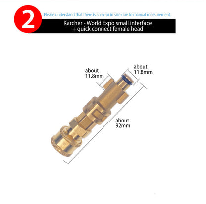 Nilfisk/ Karcher/ YILI Quick Connect Adapter