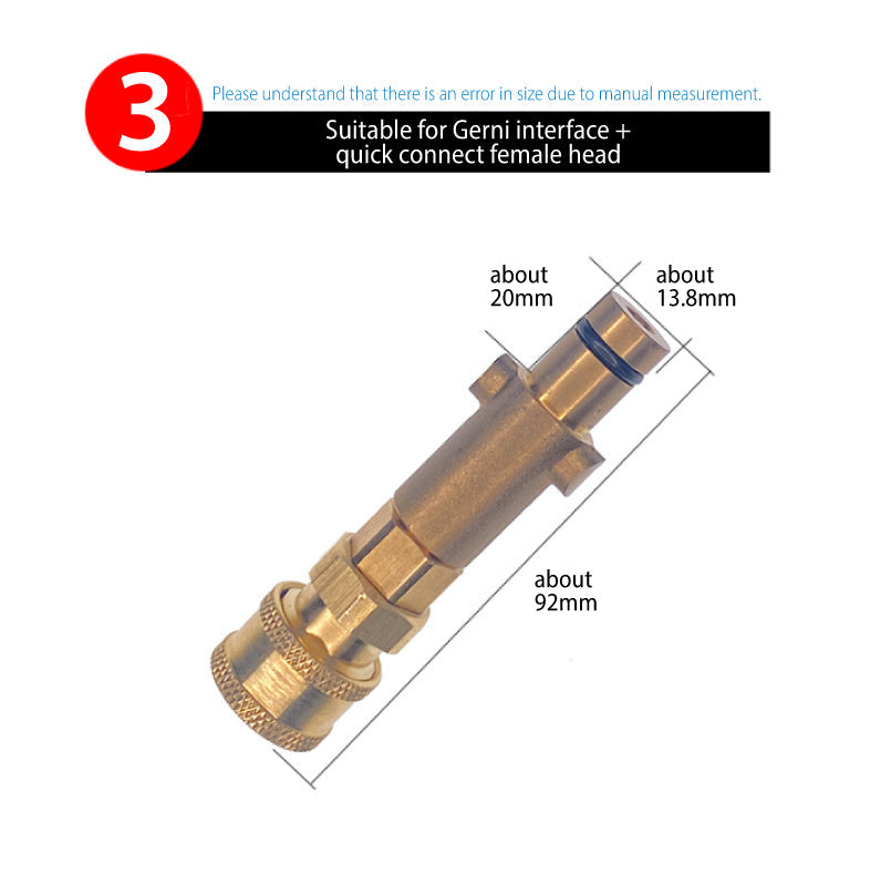 Nilfisk/ Karcher/ YILI Quick Connect Adapter