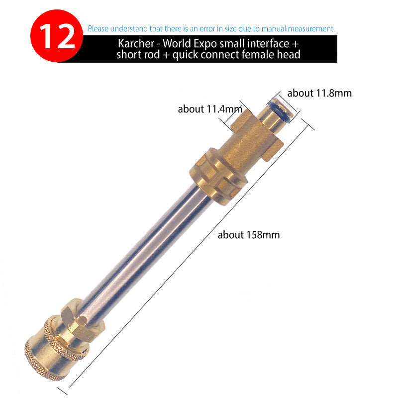 Nilfisk/ Karcher/ YILI Quick Connect Adapter