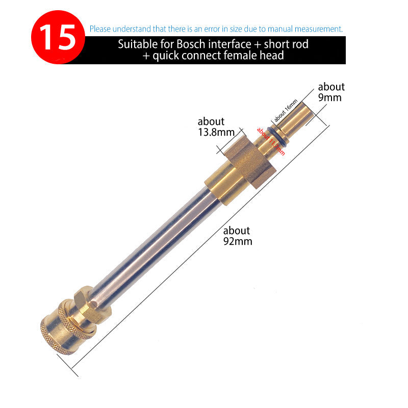 Nilfisk/ Karcher/ YILI Quick Connect Adapter