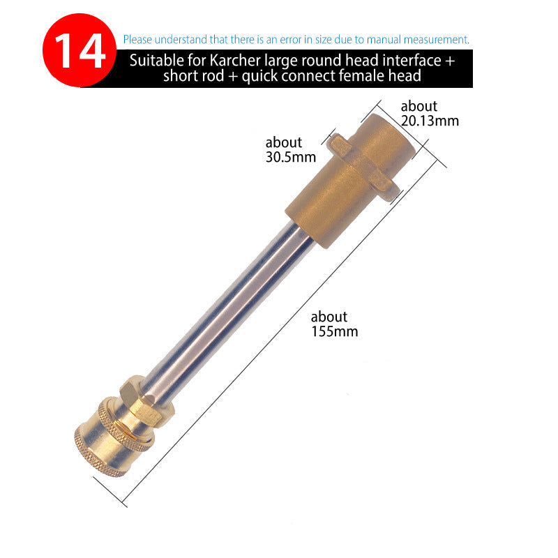 Nilfisk/ Karcher/ YILI Quick Connect Adapter