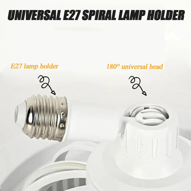 Adjustable E27 Light Socket Extender