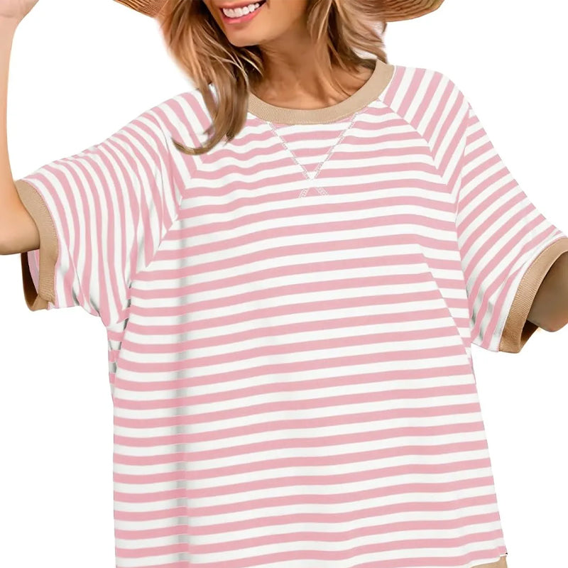 Women's Oversize Striped T-Shirts