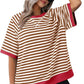 Women's Oversize Striped T-Shirts