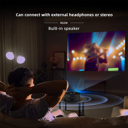 🔥2024 Upgraded Version⏳Compatible Portable Mini Projector Home Theater