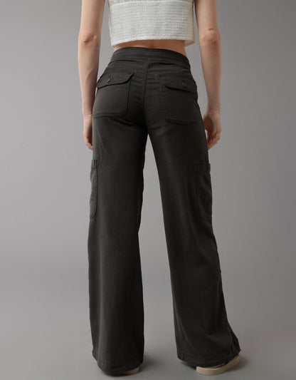 🔥BUY 2 GET 10% OFF💝Linen-Blend Wide-Leg Cargo Pant