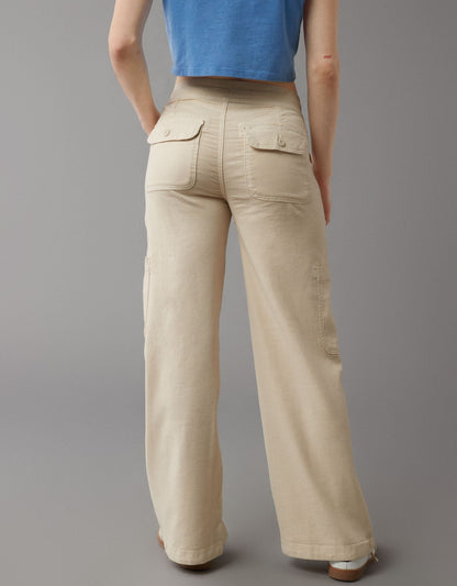 🔥BUY 2 GET 10% OFF💝Linen-Blend Wide-Leg Cargo Pant