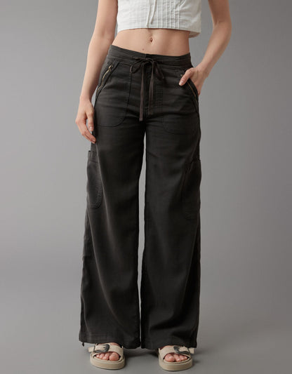 🔥BUY 2 GET 10% OFF💝Linen-Blend Wide-Leg Cargo Pant