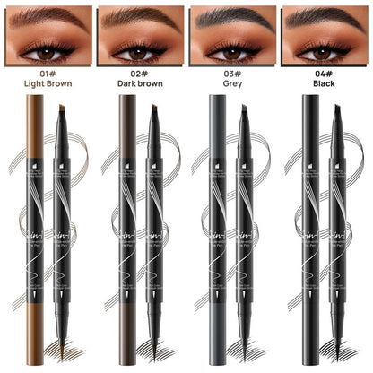 Buy 1 Get 1 Free  🎊🎁2-In-1 Waterproof Long-Lasting Eyebrow Pen