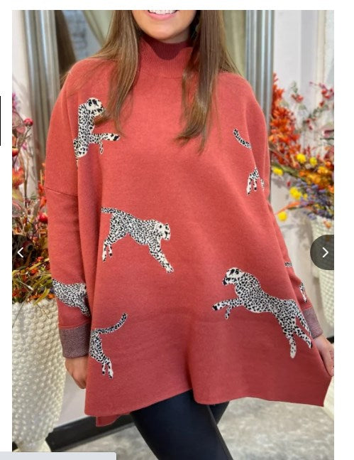 🔥HOT SALE 🔥Casual retro tiger and leopard print long-sleeved top