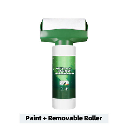 🔥Free Shipping⏳Mild Formula White Wall Paint with Roller