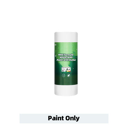 🔥Free Shipping⏳Mild Formula White Wall Paint with Roller