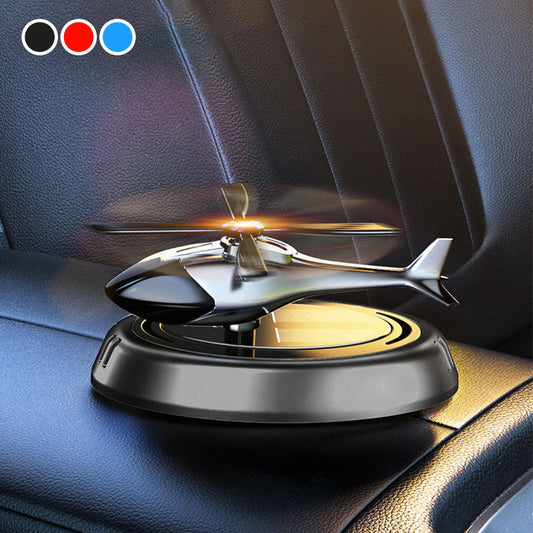 🔥2025 Hot Sale🔥Solar Rotating Helicopter Shaped Car Fragrance Diffuser