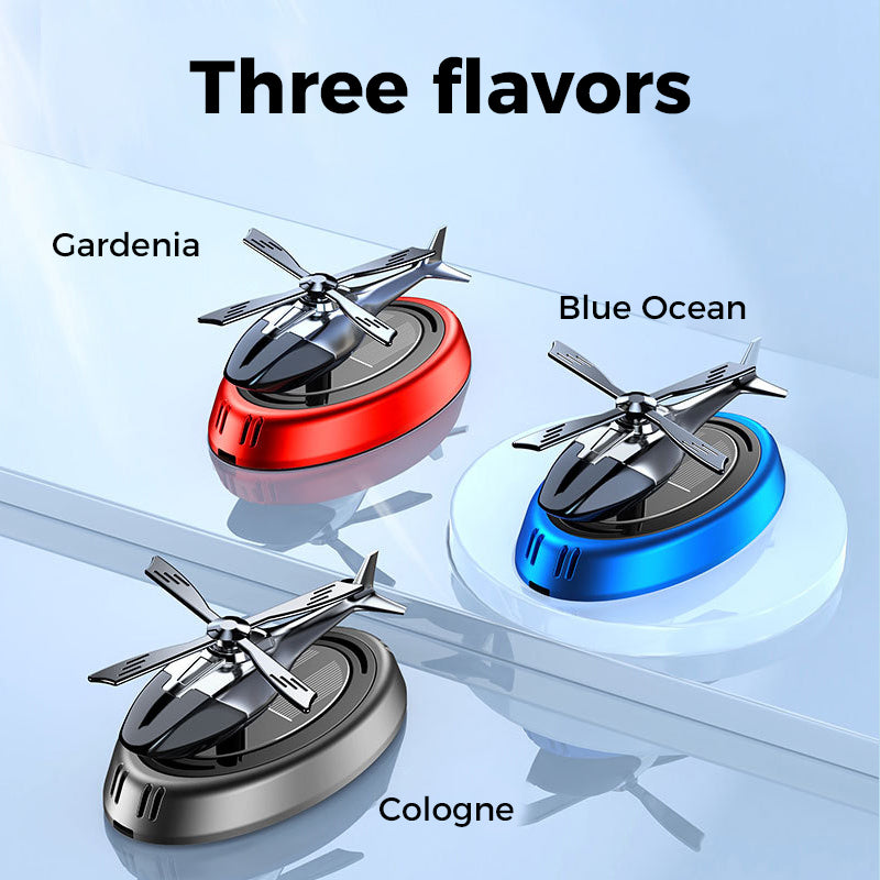 🔥2025 Hot Sale🔥Solar Rotating Helicopter Shaped Car Fragrance Diffuser