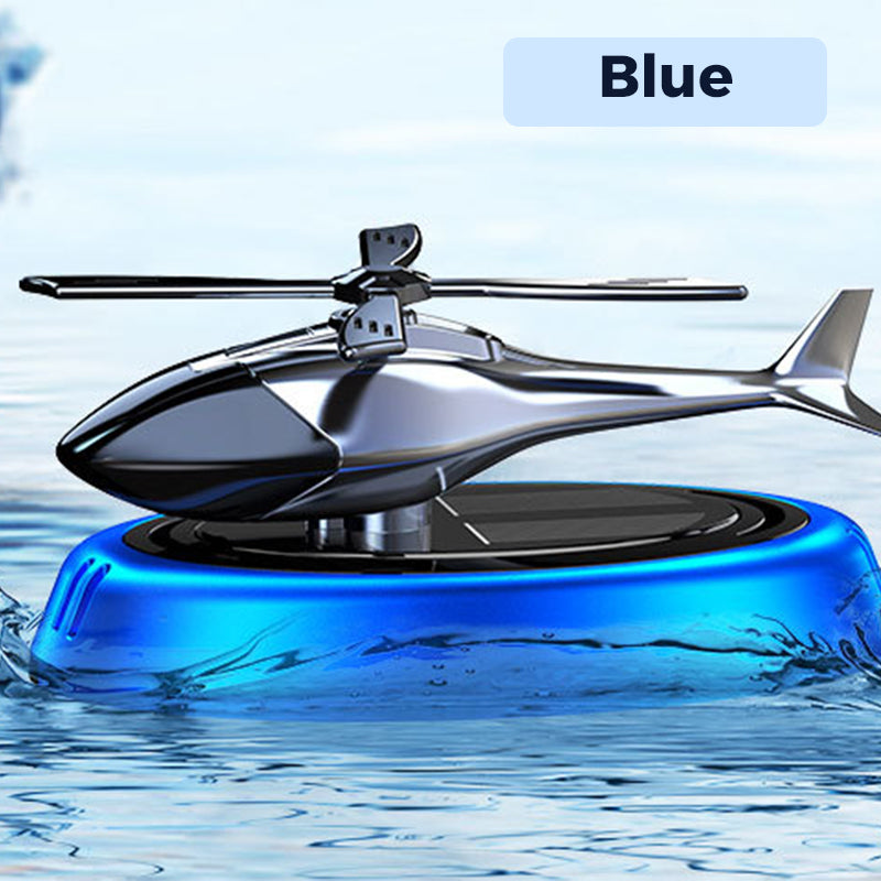 🔥2025 Hot Sale🔥Solar Rotating Helicopter Shaped Car Fragrance Diffuser