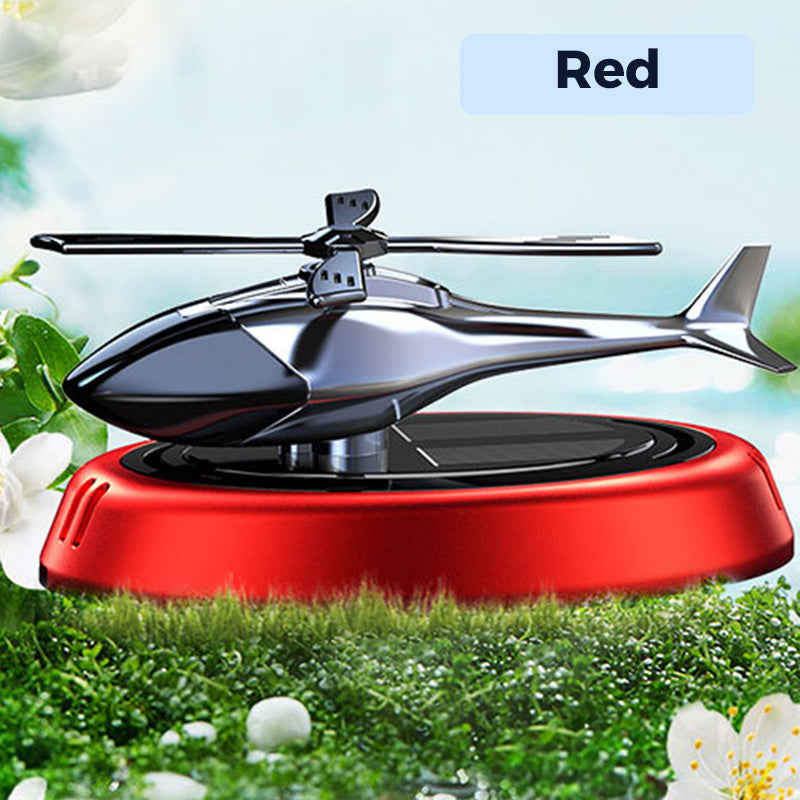 🔥2025 Hot Sale🔥Solar Rotating Helicopter Shaped Car Fragrance Diffuser
