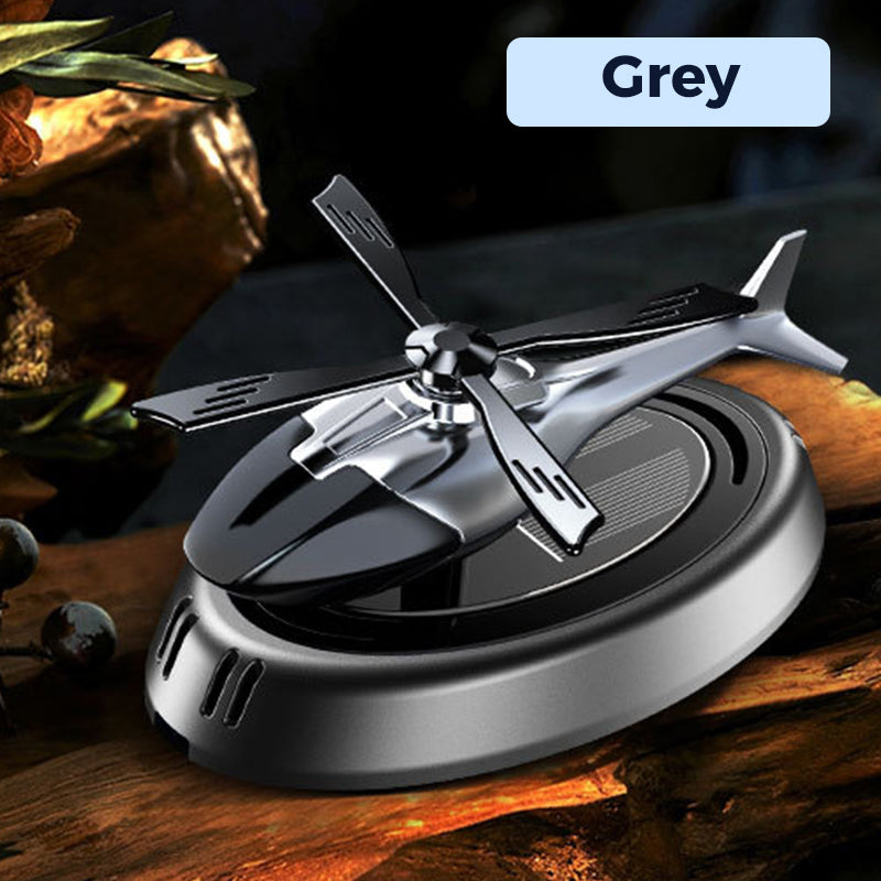 🔥2025 Hot Sale🔥Solar Rotating Helicopter Shaped Car Fragrance Diffuser